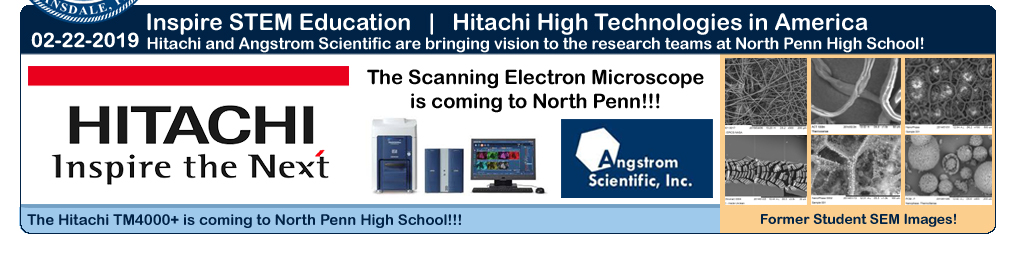The Scanning Electron Microscope is Coming to North Penn High School!
